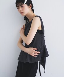 back ribbon flare tops