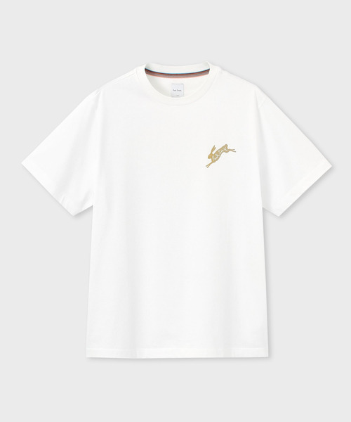 Paul Smith(ポールスミス)の「"Rabbit Logo" 半袖Tシャツ / 163502 919T(Tシャツ/カットソー・メンズ・ブラック/チェリーレッド/ホワイト・XX-LARGE/X-LARGE/LARGE/MEDIUM/SMALL)」の2枚目の写真