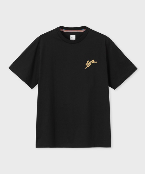 Paul Smith(ポールスミス)の「"Rabbit Logo" 半袖Tシャツ / 163502 919T(Tシャツ/カットソー・メンズ・ブラック/チェリーレッド/ホワイト・XX-LARGE/X-LARGE/LARGE/MEDIUM/SMALL)」の3枚目の写真