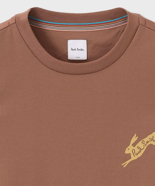 Paul Smith(ポールスミス)の「"Rabbit Logo" 半袖Tシャツ / 163502 919T(Tシャツ/カットソー・メンズ・ブラック/チェリーレッド/ホワイト・XX-LARGE/X-LARGE/LARGE/MEDIUM/SMALL)」の4枚目の写真