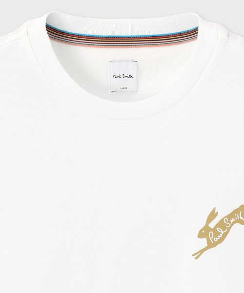 Paul Smith(ポールスミス)の「"Rabbit Logo" 半袖Tシャツ / 163502 919T(Tシャツ/カットソー・メンズ・ブラック/チェリーレッド/ホワイト・XX-LARGE/X-LARGE/LARGE/MEDIUM/SMALL)」の8枚目の写真