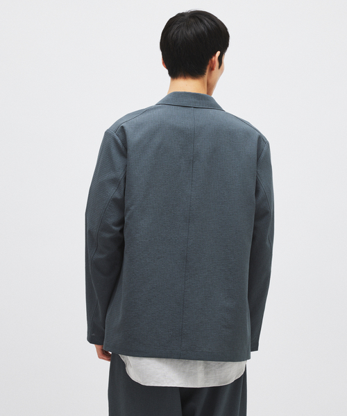 JOURNAL STANDARD(ジャーナルスタンダード)の「EVALET / エバレット ギンガム チェック フィールド ジャケット(テーラードジャケット・メンズ・コバルトブルー/ブラック/グレー・SMALL/MEDIUM/LARGE)」の18枚目の写真