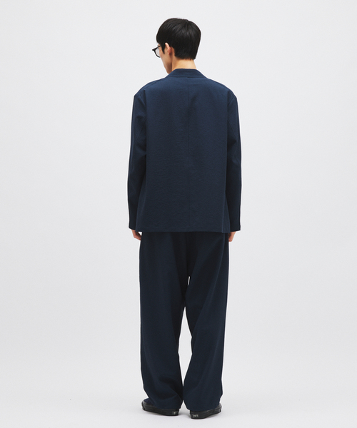 JOURNAL STANDARD(ジャーナルスタンダード)の「EVALET / エバレット ギンガム チェック フィールド ジャケット(テーラードジャケット・メンズ・コバルトブルー/ブラック/グレー・SMALL/MEDIUM/LARGE)」の13枚目の写真
