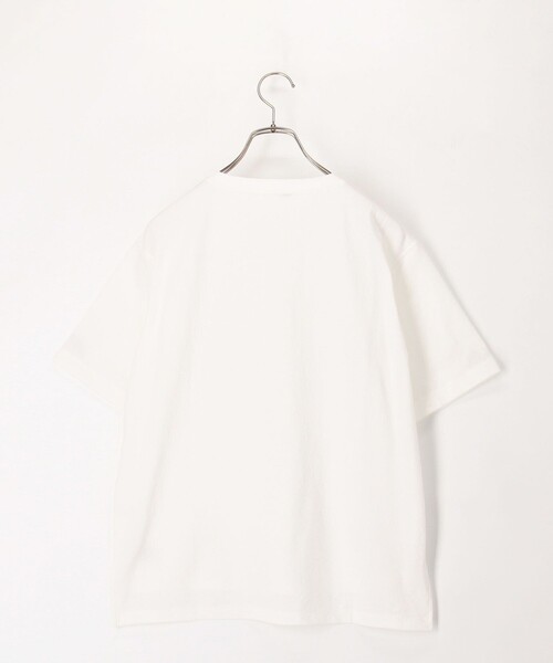 fredy couleur(フレディクルール)の「ドライタッチ天竺ヘンリーネックパール釦Tee(Tシャツ/カットソー・レディース・チャコールグレー/オフホワイト/グレイッシュベージュ/ライム・38)」の6枚目の写真