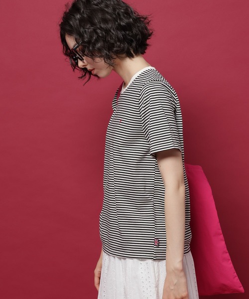 POLO BCS(ポロ ビーシーエス)の「【POLO British Country Spirit】ベーシックTシャツ(Tシャツ/カットソー・レディース・オフホワイト/ホワイト/グリーン/ネイビー・LARGE/MEDIUM)」の8枚目の写真