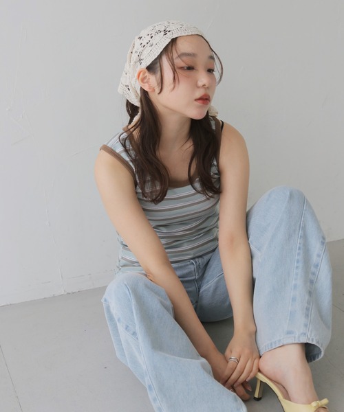 cheriella(シェリエラ)の「【cheriella】マルチWAYレーススカーフ MULTI-WAY LACE SCARF(バンダナ/スカーフ・レディース・オフホワイト/ブラック/ベージュ・FREE)」の20枚目の写真