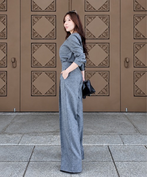 THEODORIC.dy(セオドリックディ)の「バランスモード セットアップ(セットアップ・レディース・チャコール・MEDIUM/SMALL)」の1枚目の写真