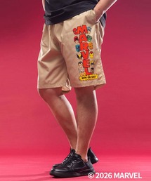 「MARVEL」ショートパンツ ハーフパンツ 短パン メンズ 大きいサイズ 水着 「アベンジャーズ」「マーベル」 サカゼン80周年記念 オリジナルデザイン