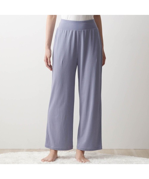 Salalist(サラリスト)の「サラッと快適・ウエストらくちん綿混ルームパンツ【吸水速乾】(その他パンツ・レディース・ネイビー/ミント/オレンジ/ブラウン/ブラック・M/LL/S/L)」の10枚目の写真