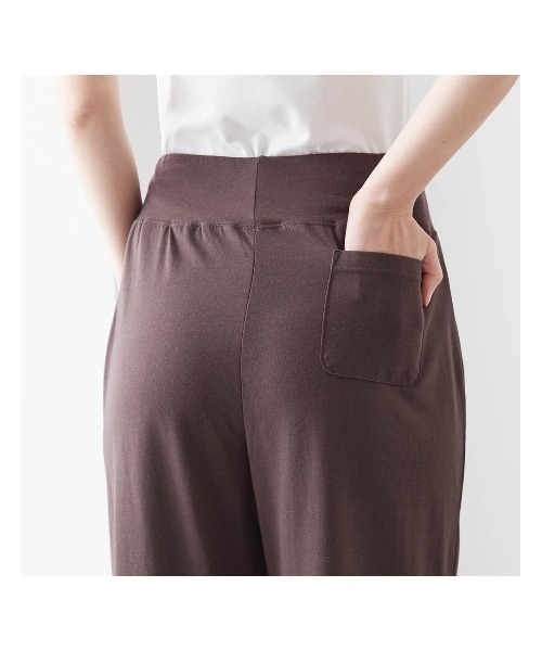 Salalist(サラリスト)の「サラッと快適・ウエストらくちん綿混ルームパンツ【吸水速乾】(その他パンツ・レディース・ネイビー/ミント/オレンジ/ブラウン/ブラック・M/LL/S/L)」の22枚目の写真