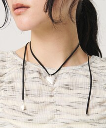 BEAUTY&YOUTH UNITED ARROWS | メタル ハートモチーフ コードチョーカー ネックレス(ネックレス)