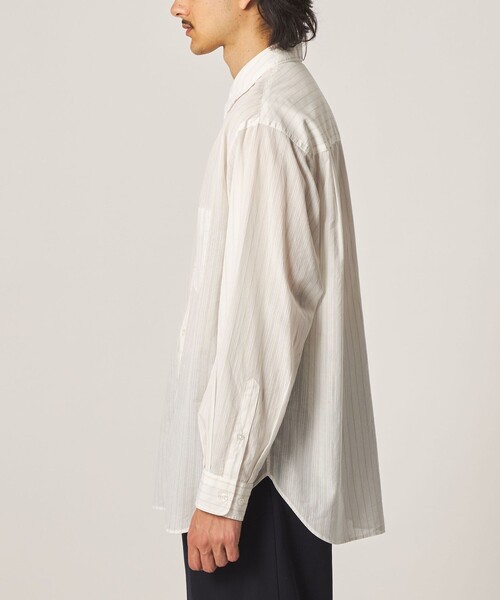 Steven Alan(スティーブンアラン)の「<Steven Alan> AKIHA ストライプ レギュラーカラー シャツ LOOSE(シャツ/ブラウス・メンズ・ホワイト/モカ・XL/L/M/S)」の20枚目の写真