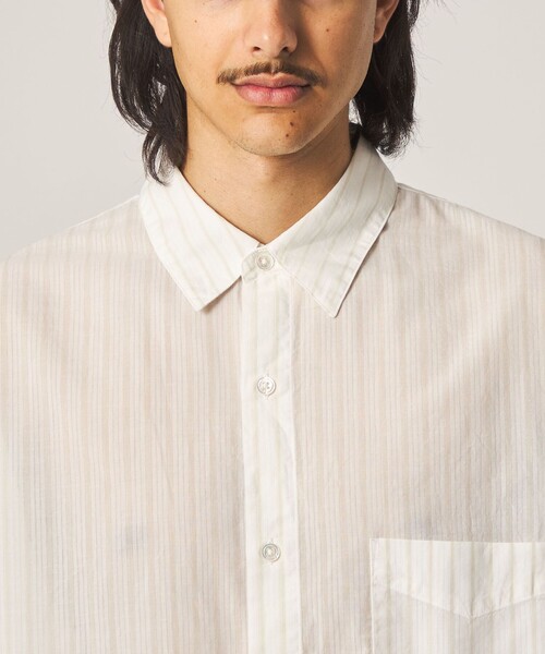 Steven Alan(スティーブンアラン)の「<Steven Alan> AKIHA ストライプ レギュラーカラー シャツ LOOSE(シャツ/ブラウス・メンズ・ホワイト/モカ・XL/L/M/S)」の18枚目の写真