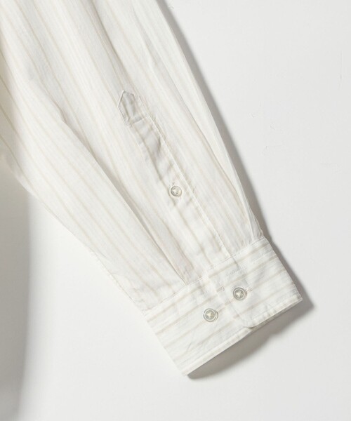 Steven Alan(スティーブンアラン)の「<Steven Alan> AKIHA ストライプ レギュラーカラー シャツ LOOSE(シャツ/ブラウス・メンズ・ホワイト/モカ・XL/L/M/S)」の11枚目の写真