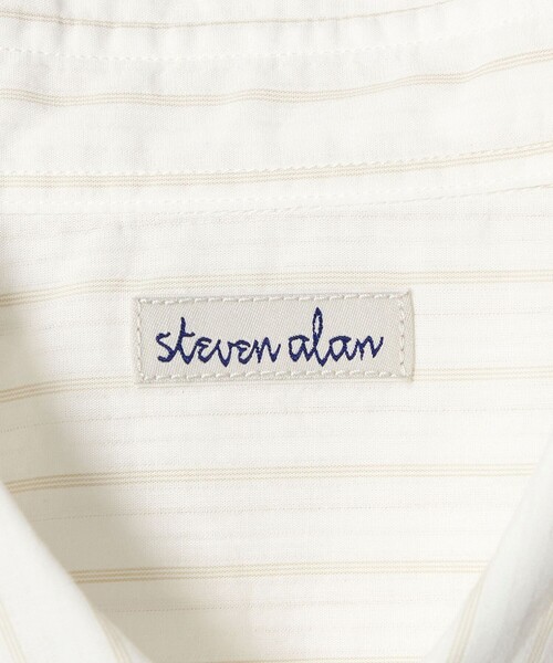 Steven Alan(スティーブンアラン)の「<Steven Alan> AKIHA ストライプ レギュラーカラー シャツ LOOSE(シャツ/ブラウス・メンズ・ホワイト/モカ・XL/L/M/S)」の7枚目の写真