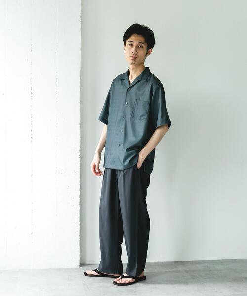 URBAN RESEARCH DOORS（アーバンリサーチドアーズ）の「セオアルファアプリントオープンカラーシャツ（シャツ/ブラウス・メンズ・ブルー系その他/グレー系その他・LARGE/MEDIUM）」の9枚目の写真