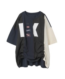 KARL HELMUT（カールヘルム）の「Kロゴプリントポリエステルタフタ使いカットソー（Tシャツ/カットソー）」