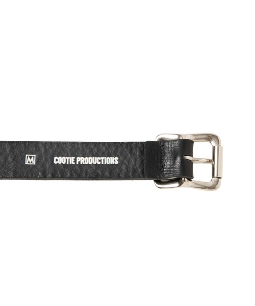COOTIE PRODUCTIONS(クーティープロダクションズ)の「Narrow Studs Belt(ベルト・メンズ・ブラック・LARGE/MEDIUM/SMALL)」の3枚目の写真