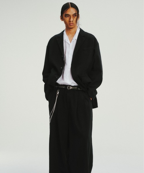 COOTIE PRODUCTIONS(クーティープロダクションズ)の「Narrow Studs Belt(ベルト・メンズ・ブラック・LARGE/MEDIUM/SMALL)」の5枚目の写真