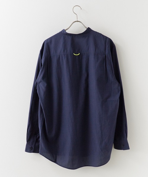 Garance et VioLette（ギャランスエトヴィオレット）の「Garance et VioLette/ギャランスエトヴィオレット stand collar shirt スタンドカラーシャツ 秋 秋服 2026年秋冬（シャツ/ブラウス・レディース・ホワイト/ブラック/イエロー・2）」の5枚目の写真