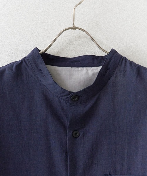 Garance et VioLette（ギャランスエトヴィオレット）の「Garance et VioLette/ギャランスエトヴィオレット stand collar shirt スタンドカラーシャツ 秋 秋服 2026年秋冬（シャツ/ブラウス・レディース・ホワイト/ブラック/イエロー・2）」の8枚目の写真