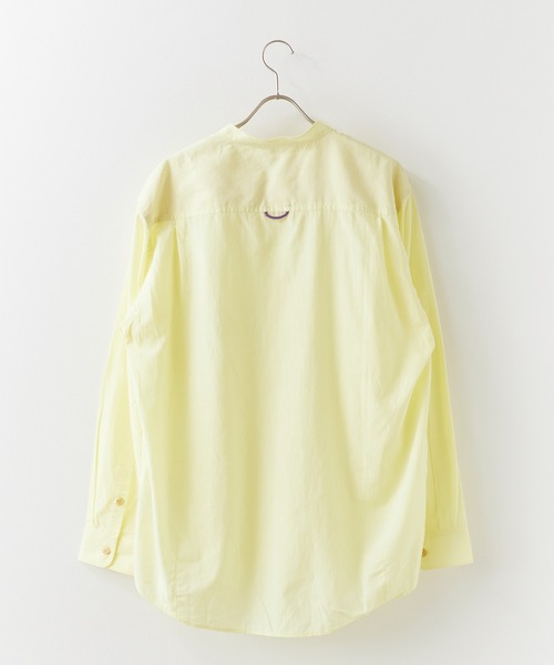 Garance et VioLette（ギャランスエトヴィオレット）の「Garance et VioLette/ギャランスエトヴィオレット stand collar shirt スタンドカラーシャツ 秋 秋服 2026年秋冬（シャツ/ブラウス・レディース・ホワイト/ブラック/イエロー・2）」の6枚目の写真