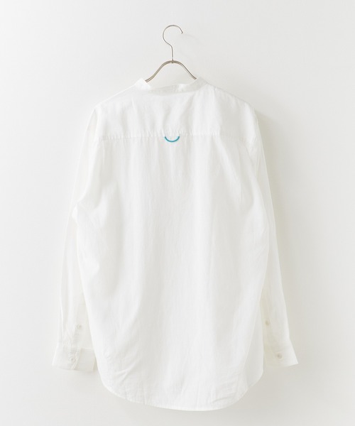 Garance et VioLette（ギャランスエトヴィオレット）の「Garance et VioLette/ギャランスエトヴィオレット stand collar shirt スタンドカラーシャツ 秋 秋服 2026年秋冬（シャツ/ブラウス・レディース・ホワイト/ブラック/イエロー・2）」の4枚目の写真