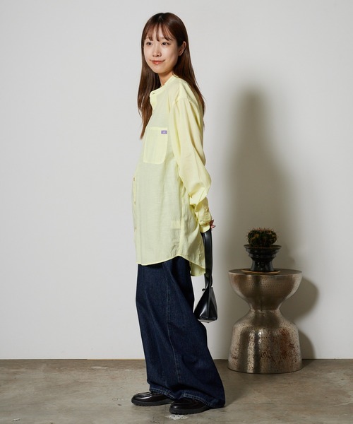 Garance et VioLette（ギャランスエトヴィオレット）の「Garance et VioLette/ギャランスエトヴィオレット stand collar shirt スタンドカラーシャツ 秋 秋服 2026年秋冬（シャツ/ブラウス・レディース・ホワイト/ブラック/イエロー・2）」の17枚目の写真