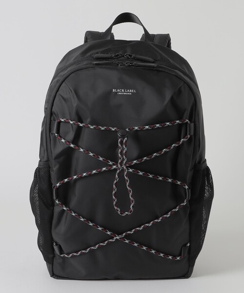 BLACK LABEL CRESTBRIDGE（ブラックレーベル・クレストブリッジ）の「【WEB限定】クレストブリッジチェックドローコードコンビバックパック（バックパック/リュック・メンズ・ブラック・FREE）」の2枚目の写真