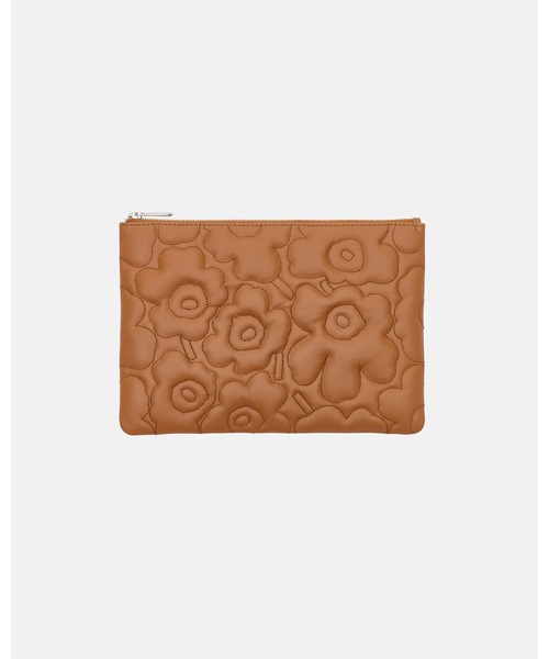 marimekko(マリメッコ)の「Unikko / Pouch Bag(ハンドバッグ・レディース・ダークパープル/ブラウン・FREE)」の3枚目の写真