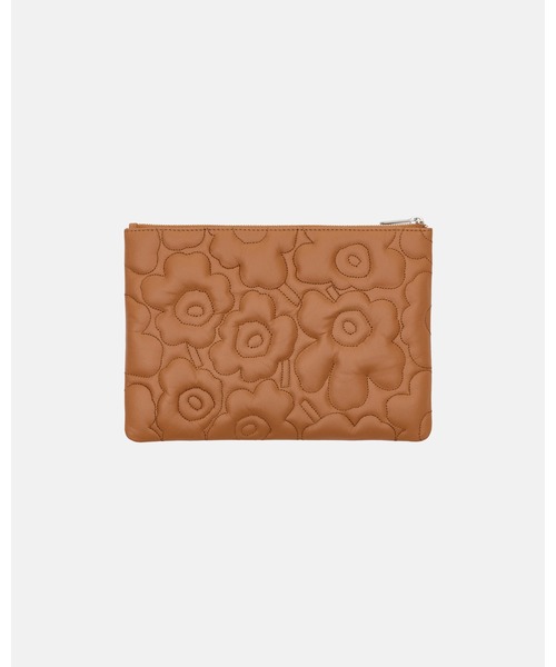 marimekko(マリメッコ)の「Unikko / Pouch Bag(ハンドバッグ・レディース・ダークパープル/ブラウン・FREE)」の4枚目の写真