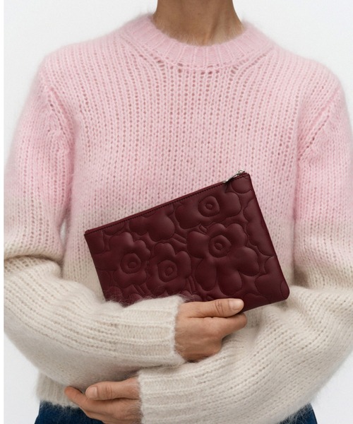 marimekko(マリメッコ)の「Unikko / Pouch Bag(ハンドバッグ・レディース・ダークパープル/ブラウン・FREE)」の7枚目の写真