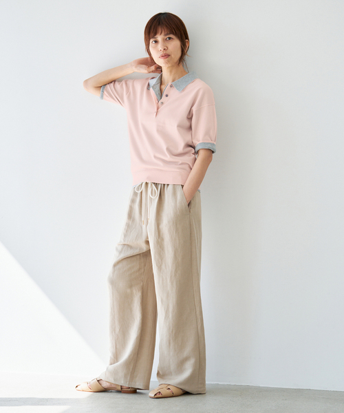 IENA(イエナ)の「《追加》LEVITA襟付きプルオーバー(ニット/セーター・レディース・ブラウン/ライトグレー/ピンク・FREE)」の22枚目の写真