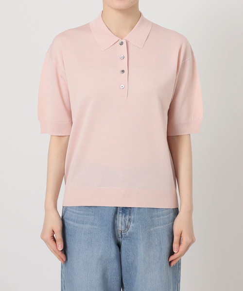 IENA(イエナ)の「《追加》LEVITA襟付きプルオーバー(ニット/セーター・レディース・ブラウン/ライトグレー/ピンク・FREE)」の14枚目の写真
