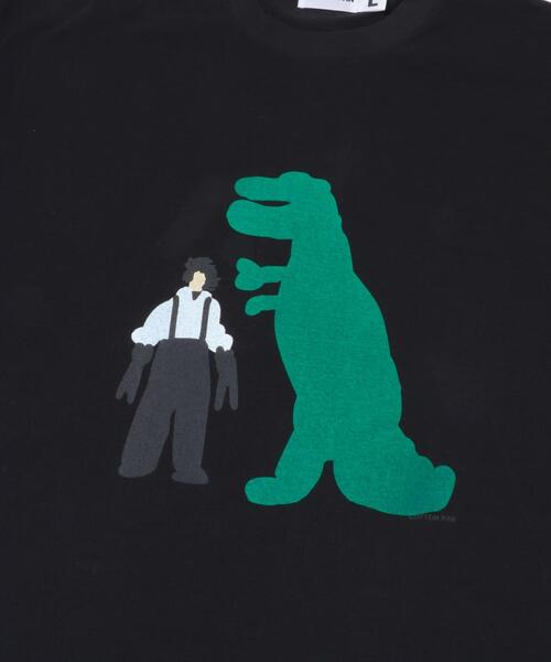 cotton pan(コットンパン)の「COTTON PAN エドワード(Tシャツ/カットソー・メンズ・ホワイト/ブラック・SMALL/MEDIUM/LARGE)」の9枚目の写真