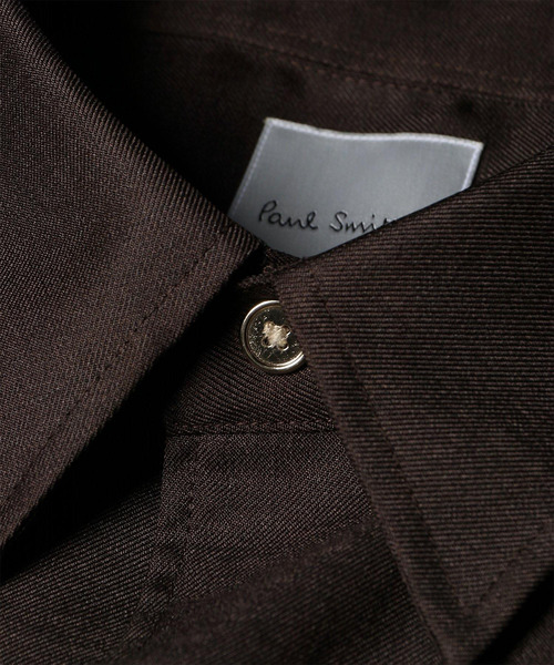 Paul Smith(ポールスミス)の「"Cropped Logo" ソリッド 半袖シャツ / 263317 427B(シャツ/ブラウス・メンズ・チャコールグレー/グレー/ベージュ・SMALL/X-LARGE/LARGE/MEDIUM)」の15枚目の写真