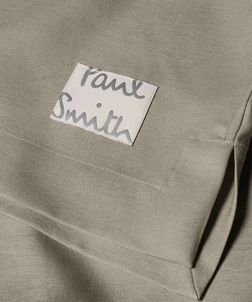 Paul Smith(ポールスミス)の「"Cropped Logo" ソリッド 半袖シャツ / 263317 427B(シャツ/ブラウス・メンズ・チャコールグレー/グレー/ベージュ・SMALL/X-LARGE/LARGE/MEDIUM)」の5枚目の写真