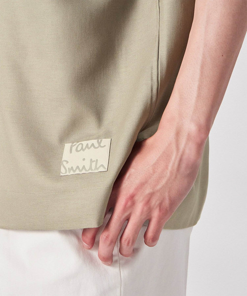 Paul Smith(ポールスミス)の「"Cropped Logo" ソリッド 半袖シャツ / 263317 427B(シャツ/ブラウス・メンズ・チャコールグレー/グレー/ベージュ・SMALL/X-LARGE/LARGE/MEDIUM)」の9枚目の写真