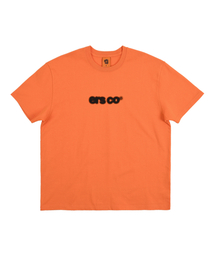 ERSCO（イーアルエスコ）の「ブラー ロゴ Tシャツ_オレンジ（Tシャツ/カットソー）」
