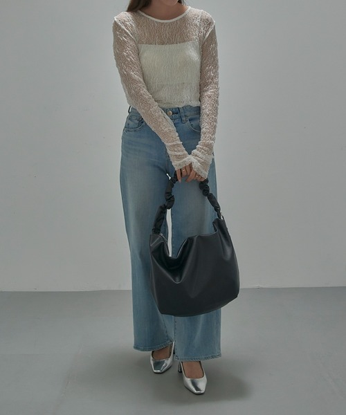ALTROSE（アルトローズ）の「【ALT ROSE】レフト2WAYショルダーバッグ 332902（ショルダーバッグ・レディース・ブラック系1/シルバー/ブラウン/アイボリー系2/アイボリー系1/カーキ・FREE）」の20枚目の写真