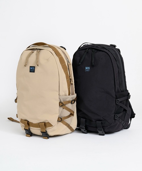 MIS(エムアイエス)の「BACKPACK(バックパック/リュック・メンズ・ベージュ/ブラック・ONESIZE)」の4枚目の写真