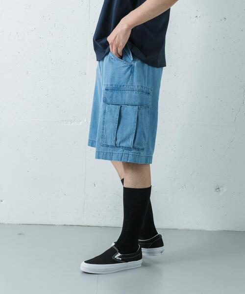 LOTTO(ロット)の「LOTTO DENIM CARGO SHORTS(その他パンツ・メンズ・インディゴブルー/ブラック・LARGE/MEDIUM/X-LARGE)」の10枚目の写真