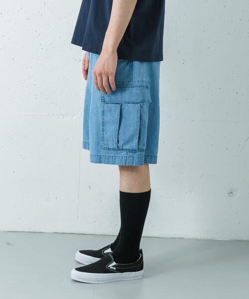LOTTO(ロット)の「LOTTO DENIM CARGO SHORTS(その他パンツ・メンズ・インディゴブルー/ブラック・LARGE/MEDIUM/X-LARGE)」の3枚目の写真