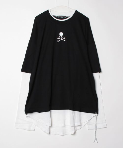 mastermind JAPAN(マスターマインド)の「BOXY LAYEREDLS TEE(Tシャツ/カットソー・メンズ・ブラック系その他/ブラック系その他2・XL)」の1枚目の写真