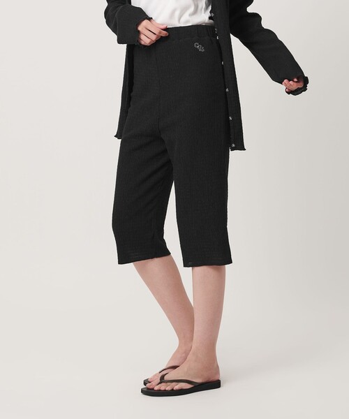 California General Store(California General Store)の「<CGS.>ジャージー ハーフ パンツ ウィメンズ(その他パンツ・レディース・ブラック/オフホワイト・M/S)」の5枚目の写真