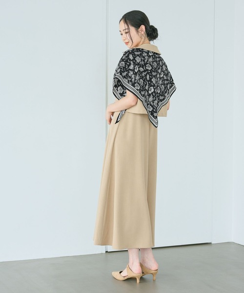 Andemiu(アンデミュウ)の「ジャケット・ワンピースセット/トレンチ風ワンピース/1043569(ワンピース・レディース・ベージュ/ブラウン/グレー・FREE)」の11枚目の写真