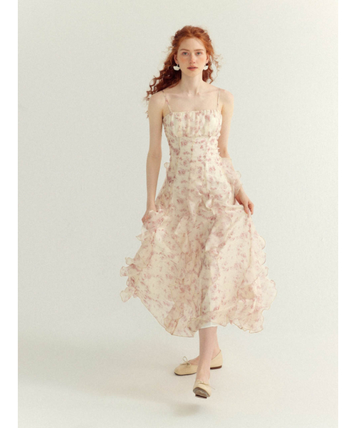 SINCETHEN(シンスゼン)の「フェアリーラッフルロングワンピース(ワンピース・レディース・その他・SMALL/MEDIUM/LARGE)」の4枚目の写真
