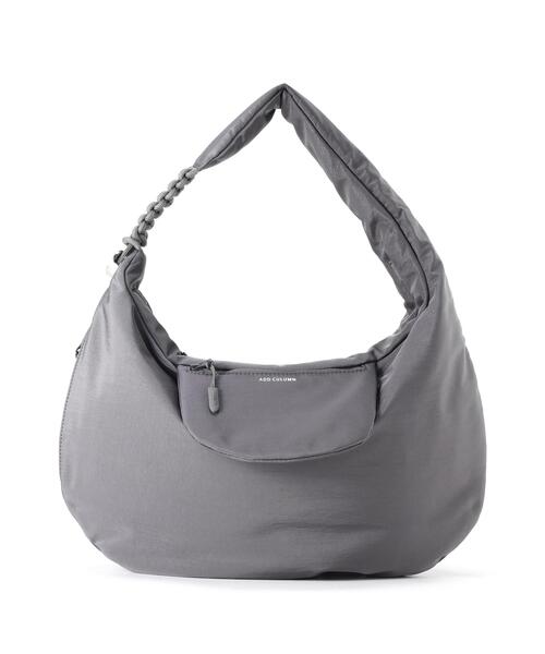ADD CULUMN(アドカラム)の「ADD CULUMN(アドカラム) MOON SHLD M NYLON(ショルダーバッグ・レディース・グレー/ブラック・F)」の4枚目の写真