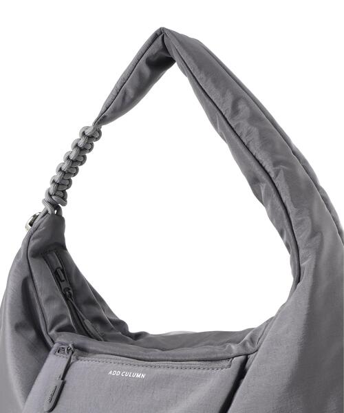 ADD CULUMN(アドカラム)の「ADD CULUMN(アドカラム) MOON SHLD M NYLON(ショルダーバッグ・レディース・グレー/ブラック・F)」の7枚目の写真