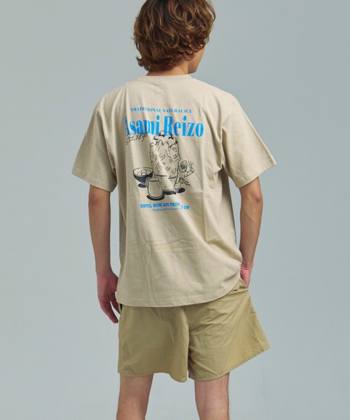 Duckster(ダックスター)の「952409 阿左美冷蔵コラボ ナイロンロゴショーツ(その他パンツ・メンズ・ライトピンク/サンドベージュ/エメラルド/ネイビー・M/XL/L)」の15枚目の写真